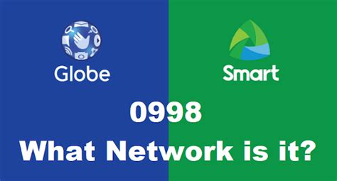 63998 smart or globe|0998 Mobile Network .